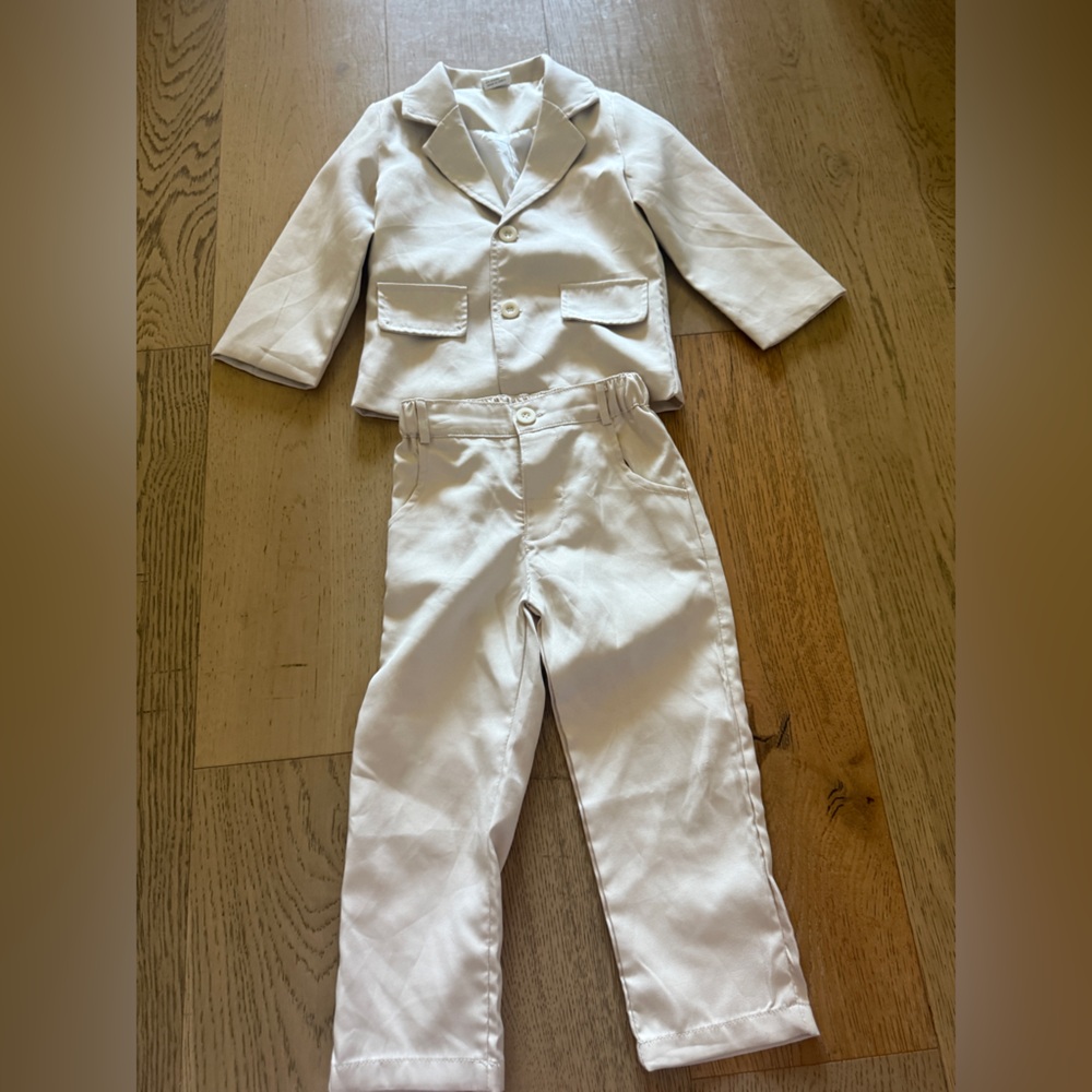 Stylish White Suit Set